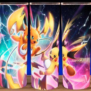 Mega Raichu X and Y Battle Pokemon Cup Mug Tumbler 20oz
